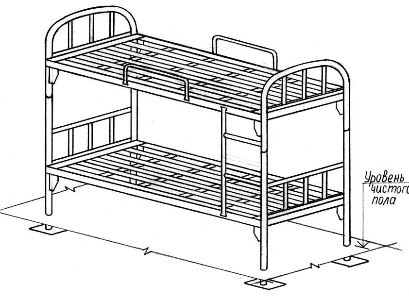 Кровать окпд. Кровать камерная двухъярусная КДК-01. Кровать камерная КДК-1. Кровать спецназначения КДР-1. Кровать камерная КДК-1 двухъярусная со спинками чертежи с размерами.